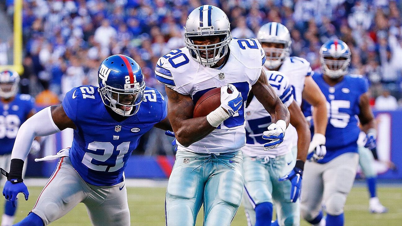 Why was Cowboys RB Darren McFadden inactive vs. the Giants?