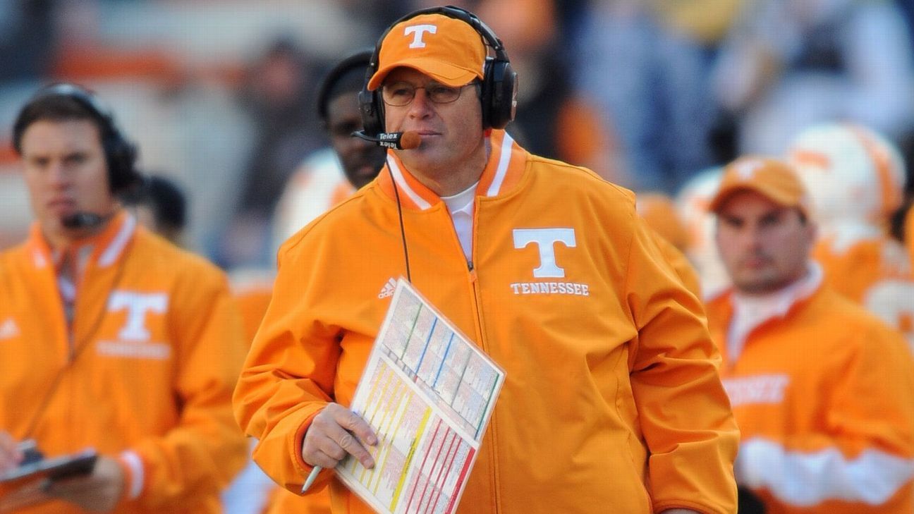 Tennessee OC Jim Chaney, QBs coach Chris Weinke, not being hired by new football coach Josh Heupel