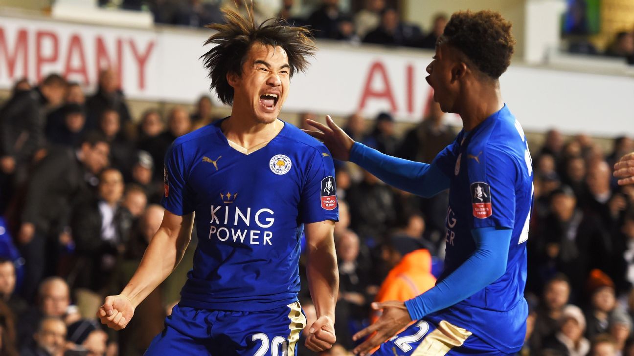 Shinji Okazaki Marcin Wasilewski Receive 8 10 Ratings In Leicester Draw