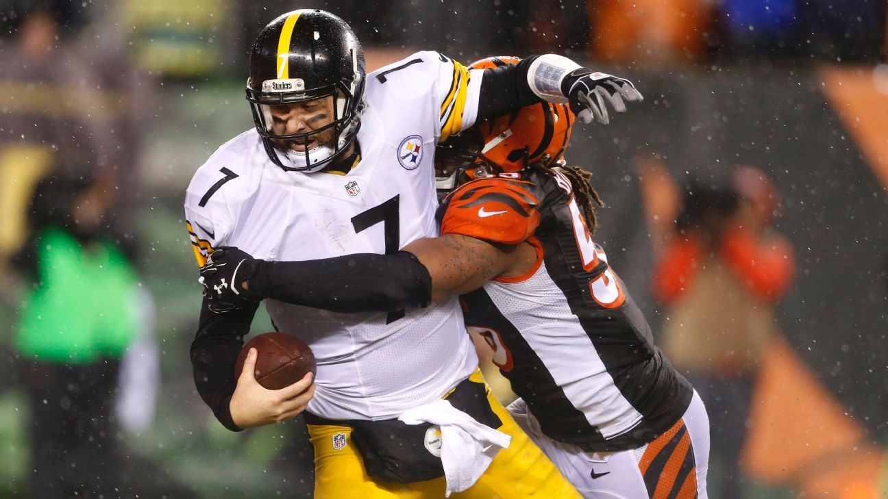 Ben Roethlisberger Sacked - Photos: Bengals vs. Steelers - ESPN