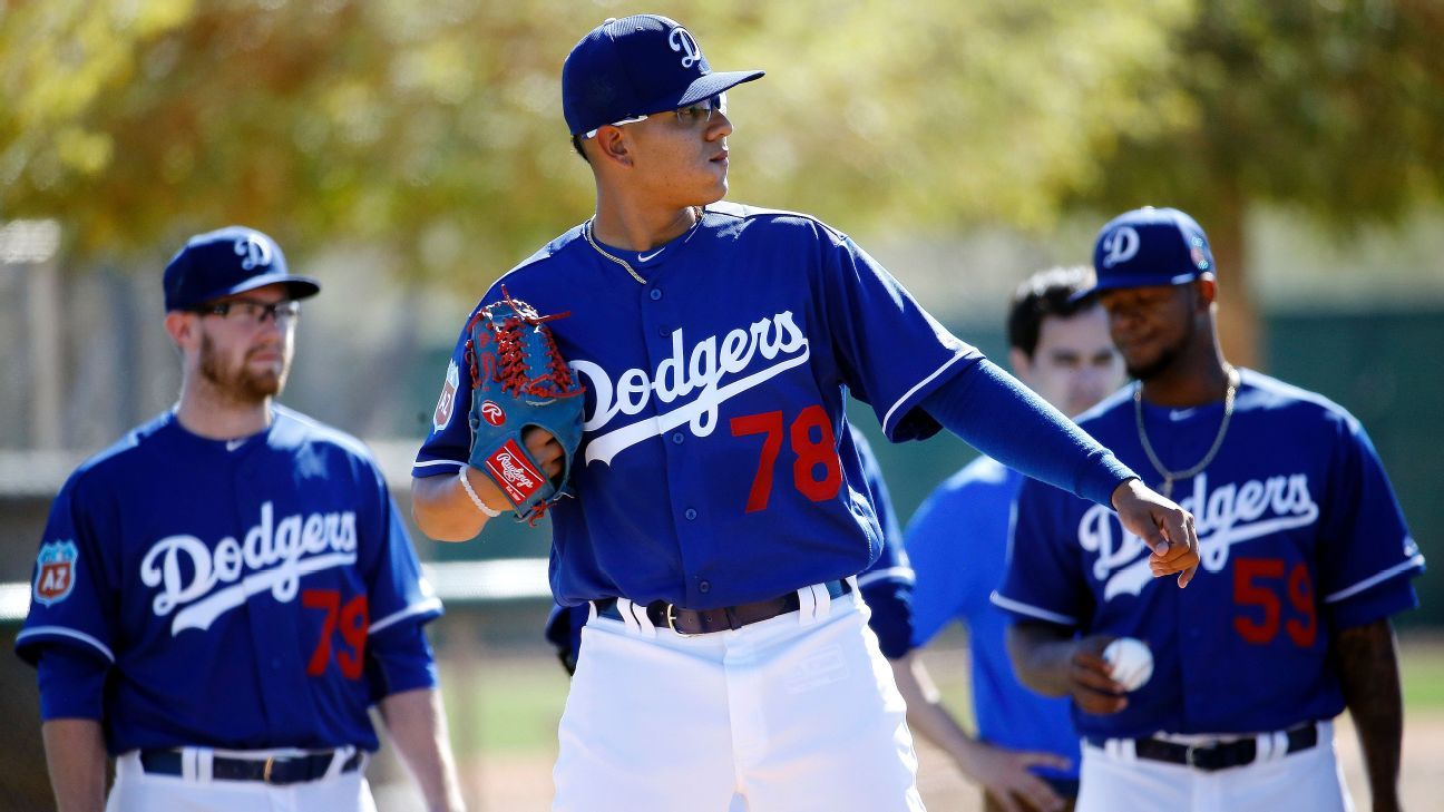 Julio Urias cracks top 10 fantasy baseball prospects rankings MLB ESPN