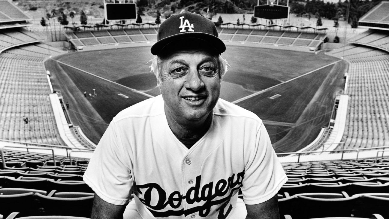 Hall of Fame, Tommy Lasorda, manager of Los Angeles Dodgers, dies at 93