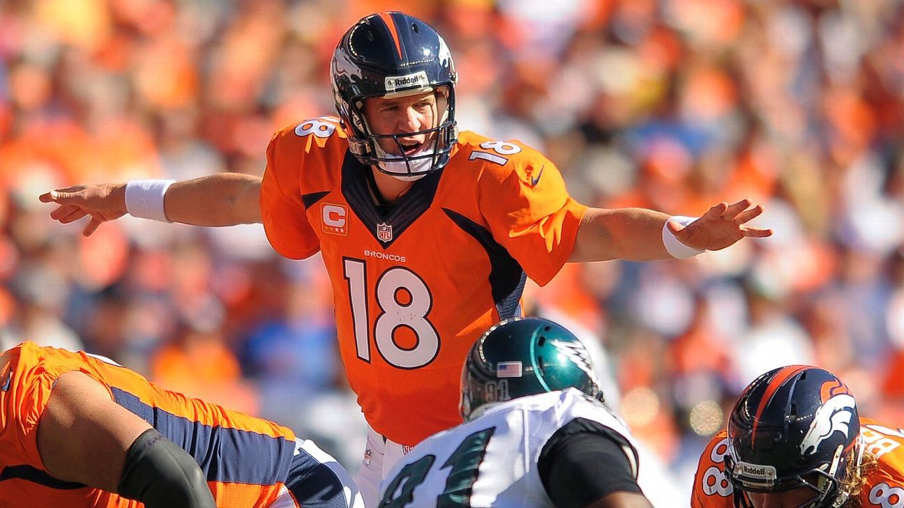 Peyton Manning flies high again as Broncos rout Eagles in Denver – The  Denver Post