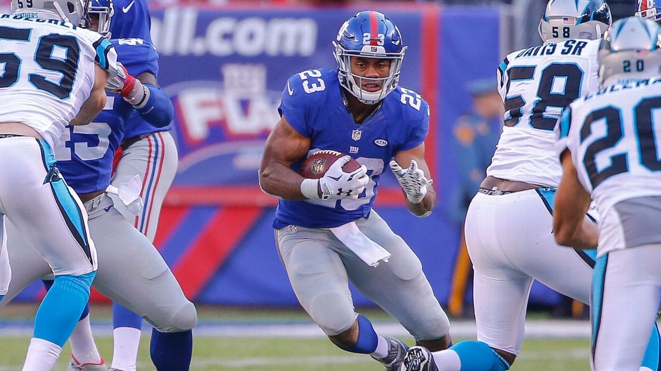 Fantasy Football: New York Giants' Rashad Jennings unlikely to play Monday  Night Football 