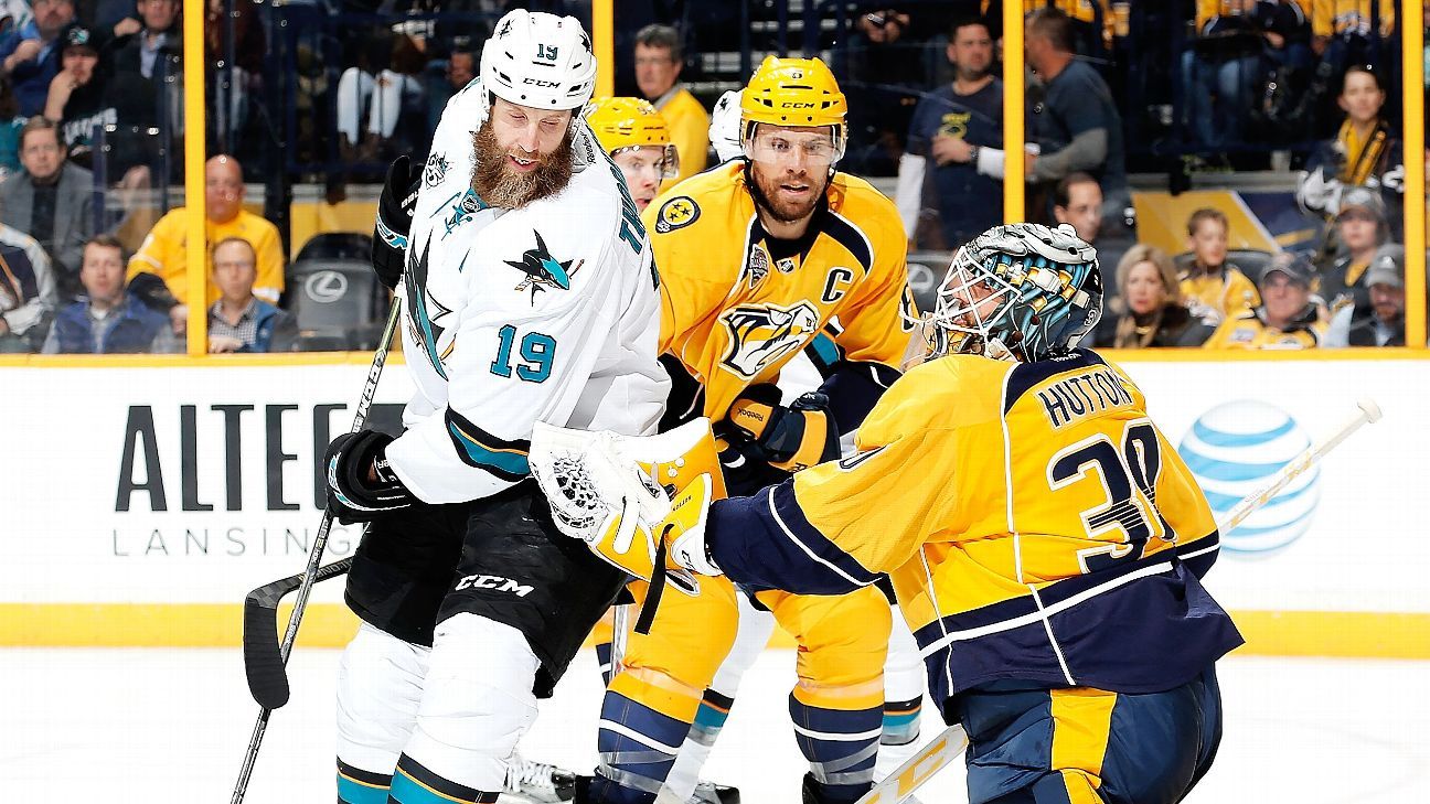 NHL -- 2016 Stanley Cup playoffs: San Jose Sharks vs. Nashville ...