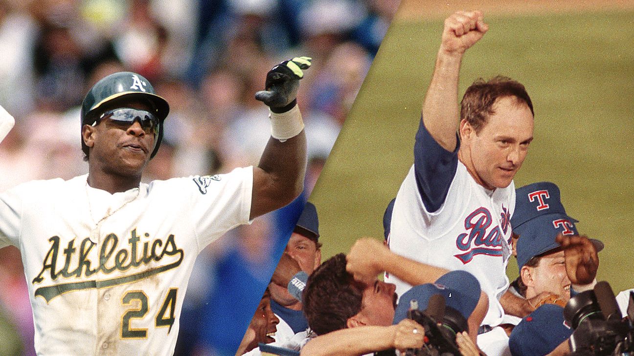 A memorable 25th anniversary for Rickey Henderson & Nolan Ryan - ESPN -  Stats & Info- ESPN