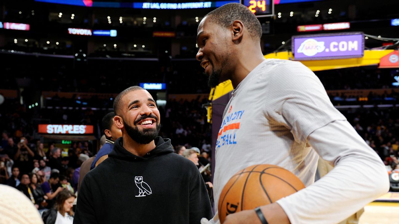 Kevin Durant and LeBron James look forward to Drake’s “Certified Lover Boy.”
