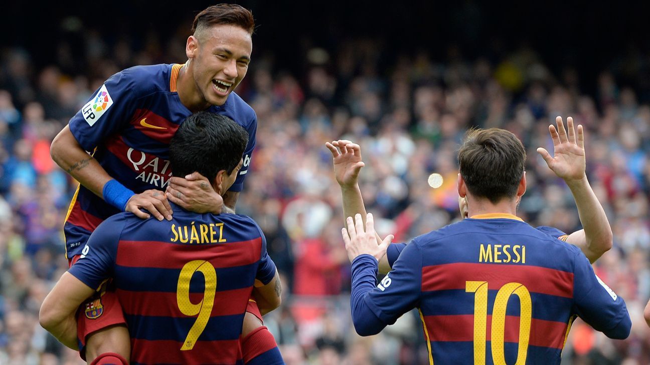 Lionel Messi Luis Suarez Neymar leaving Barca 'impossible' - Bartomeu ...