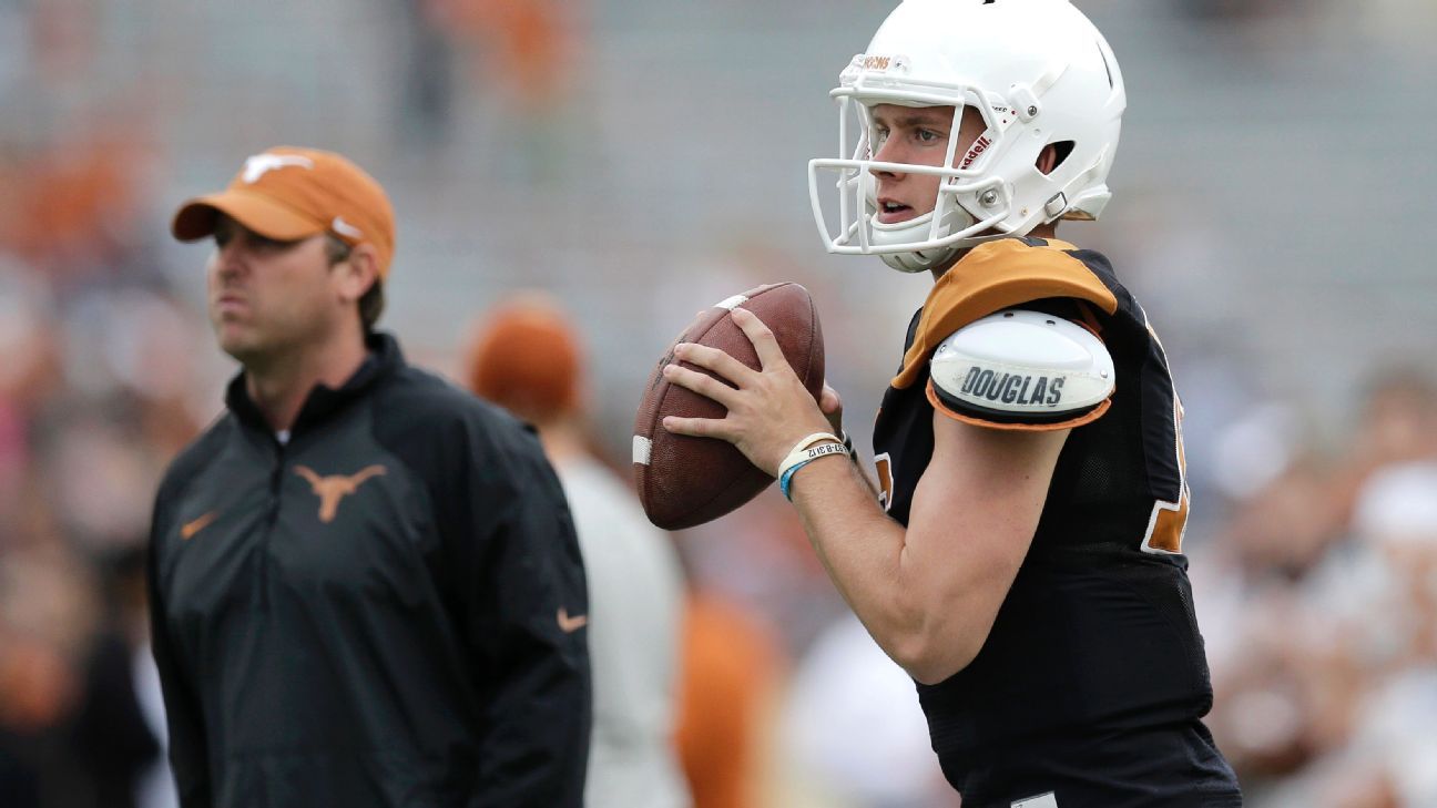 Texas Longhorns start Shane Buechele at quarterback vs. Notre Dame - ESPN