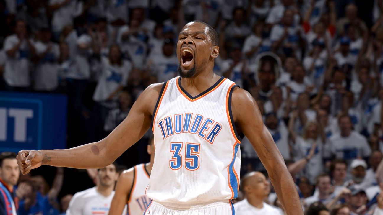 Kevin Durant: Oklahoma City 'has to' retire his jersey