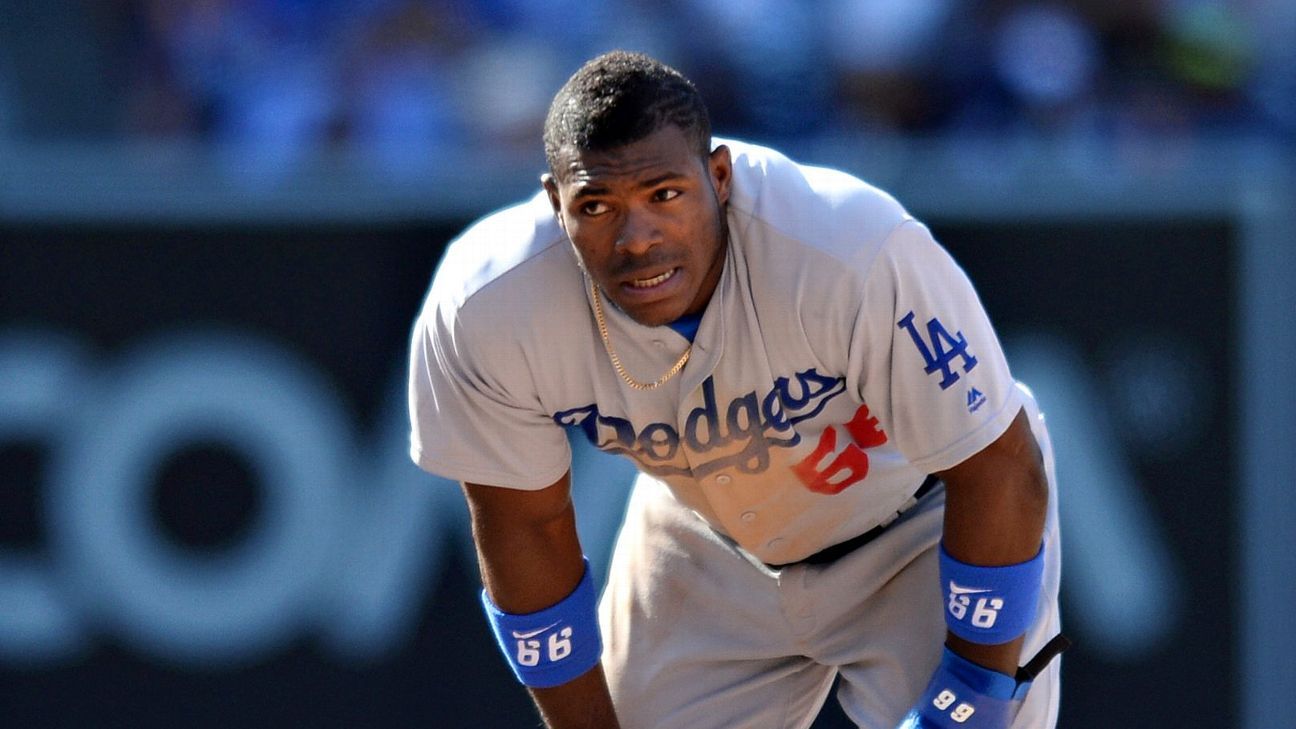 Even demoted by Dodgers, never a dull moment with Yasiel Puig - ESPN - Los  Angeles - Dodgers Report- ESPN