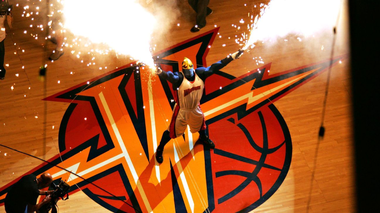 Thunder the mascot, The Golden State Warriors mascot made a…