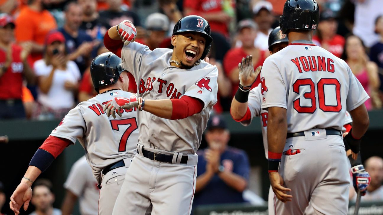 Dodgers' Mookie Betts hits 3 home runs in a game for record-tying sixth  time - ESPN