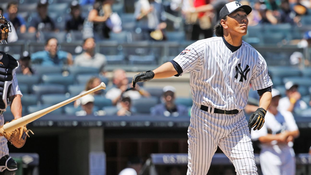 JUNE 12 MLB: Not too old: Matsui hits long HR on Old-Timers' Day