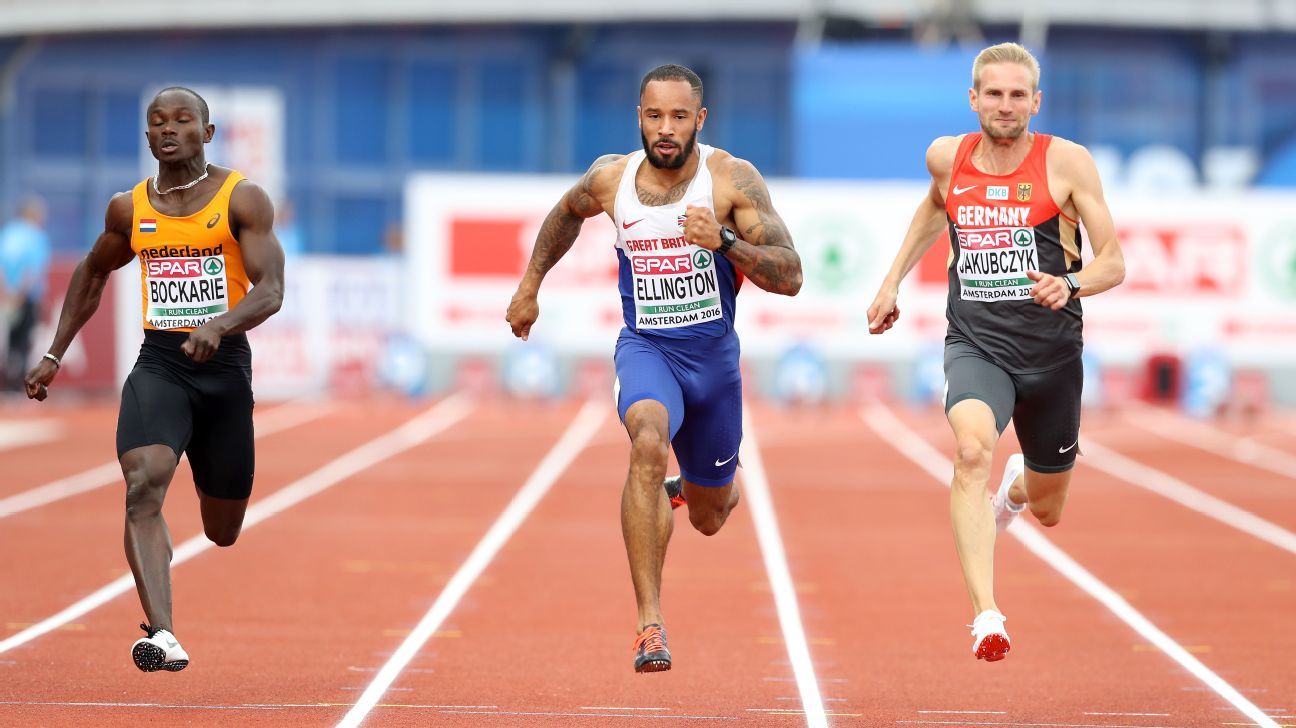 British sprinters James Ellington and Nigel Levine in hospital - ESPN