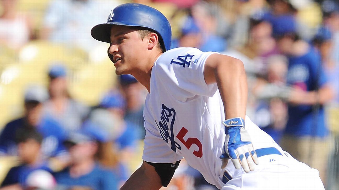 Dodgers' Corey Seager out with stomach illness