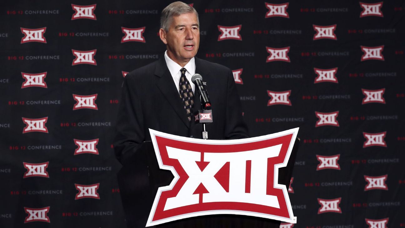 Big 12 commissioner Bob Bowlsby says College Football Playoff expansion for 2024..