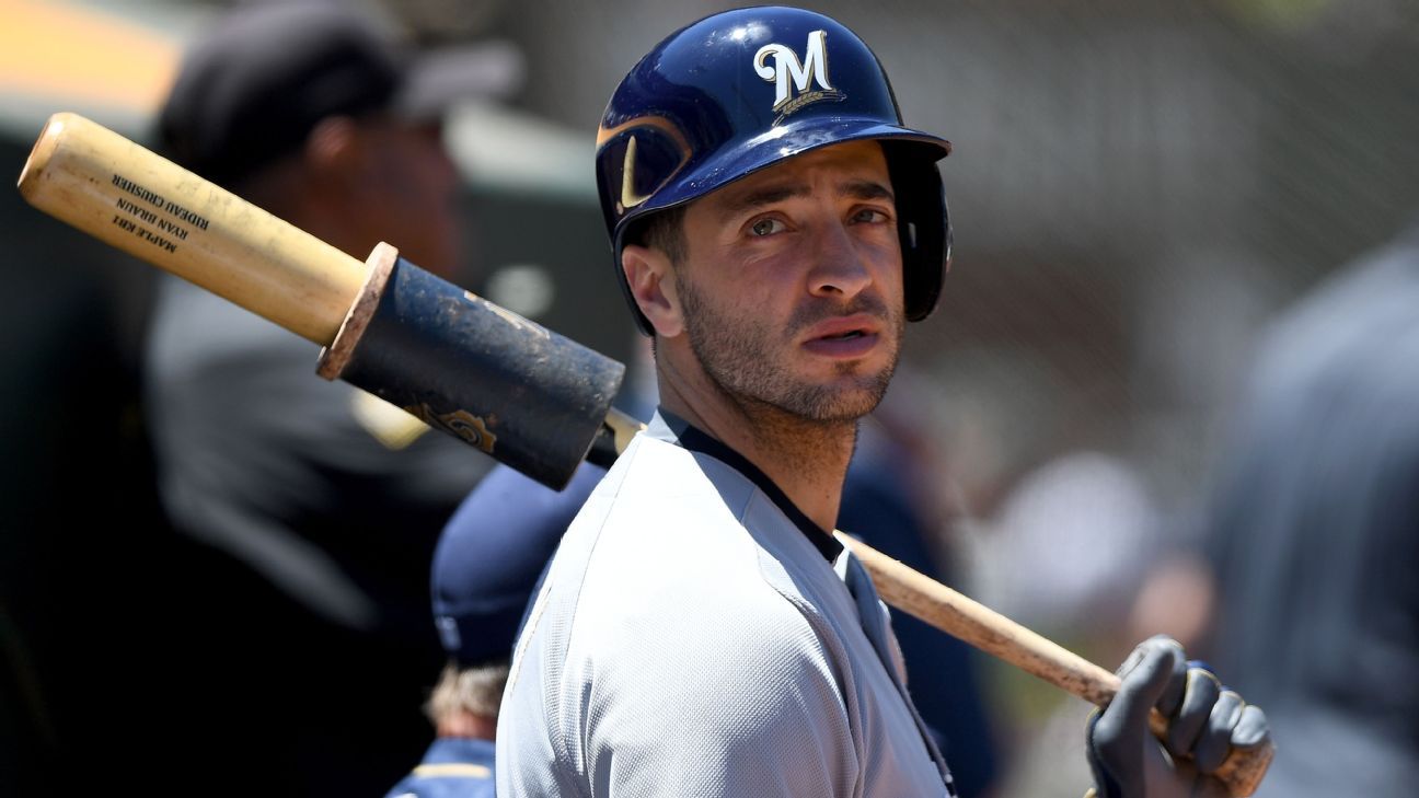 Milwaukee Brewers star Ryan Braun ready for grounders at first base - ESPN