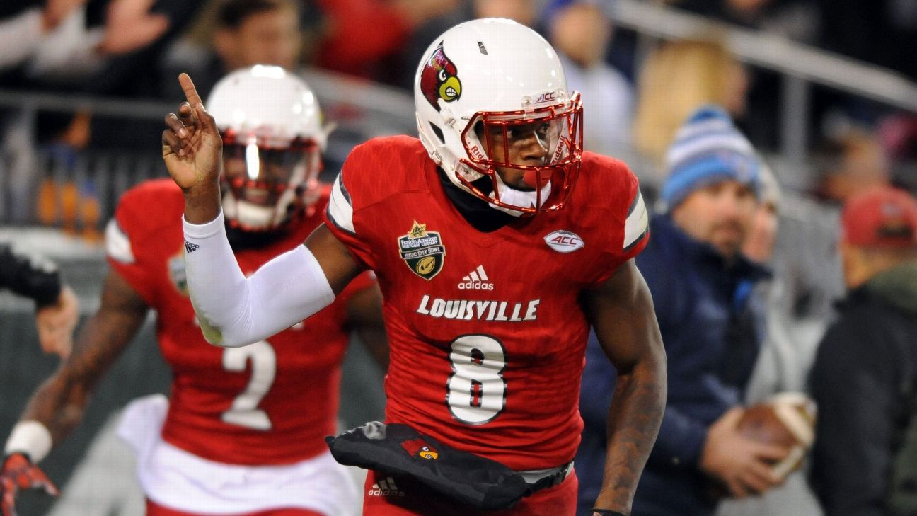 Watch as Lamar Jackson learns Louisville football program is