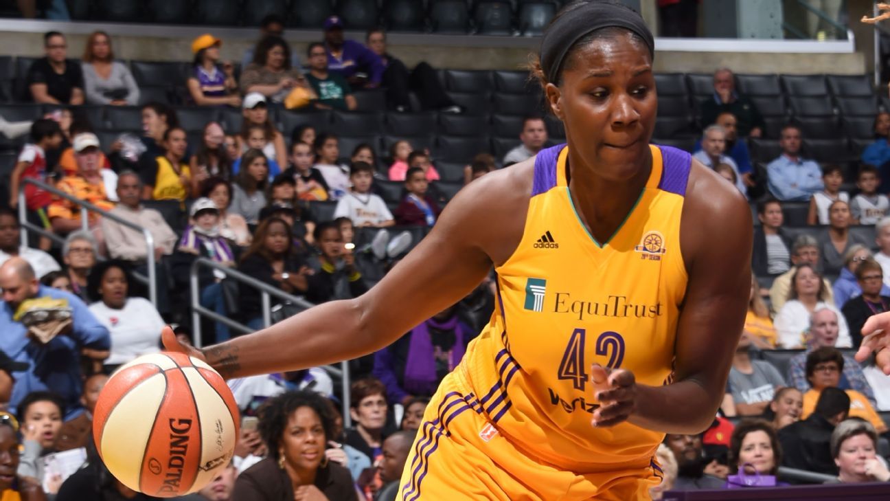 Los Angeles Sparks center Jantel Lavender named WNBA Sixth Woman of the ...