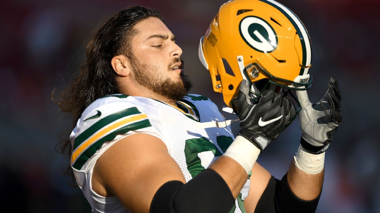 A QB's best friend: Aaron Rodgers happy LT David Bakhtiari re-signed - ESPN  - Green Bay Packers Blog- ESPN