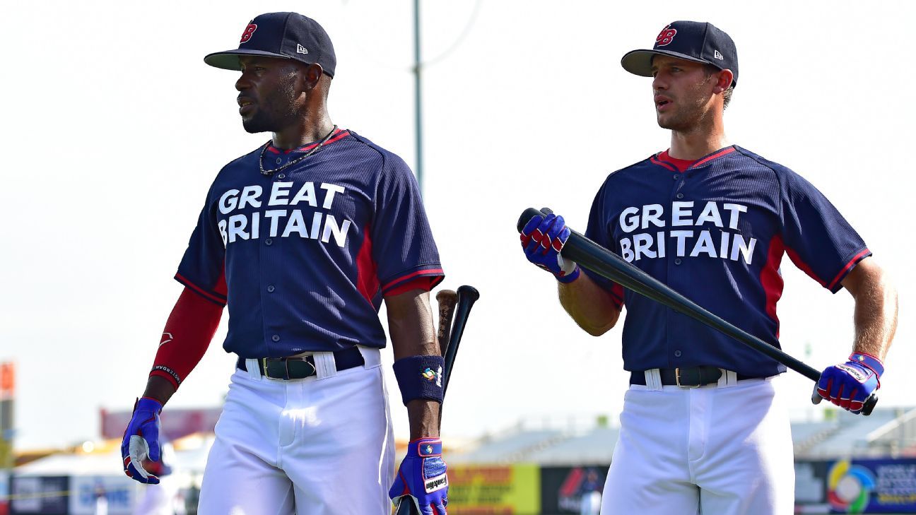 Great Britain's World Baseball Classic team mocked over uniform lettering