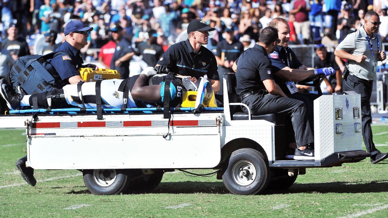 Kelvin Beachum of Jacksonville Jaguars clears concussion protocol ESPN