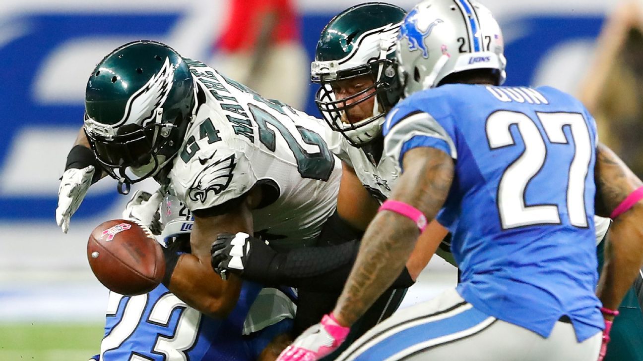 Philadelphia Eagles Key fumble by Ryan Mathews should have been dead