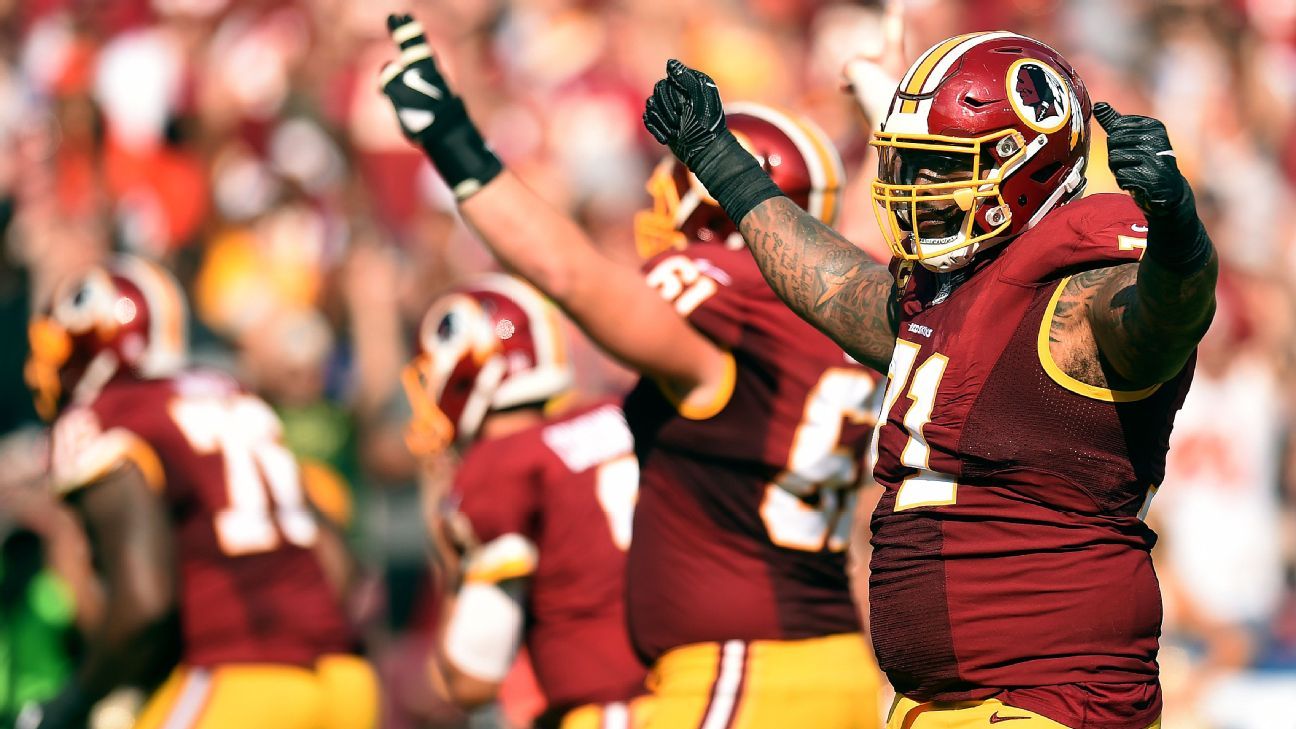 Redskins left tackle Trent Williams suspended four games for substance  abuse violation