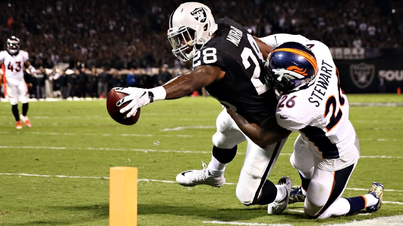 Raiders run past Broncos 30-20 for AFC West lead