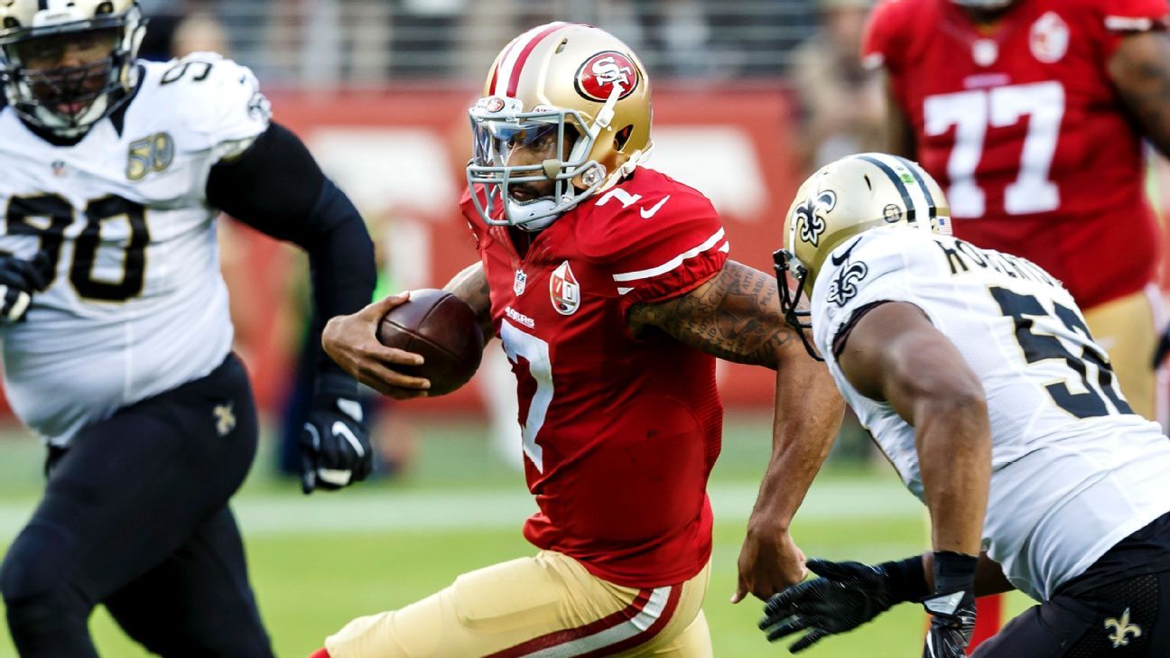 49ers' Colin Kaepernick aims to atone for 'worst game' of his