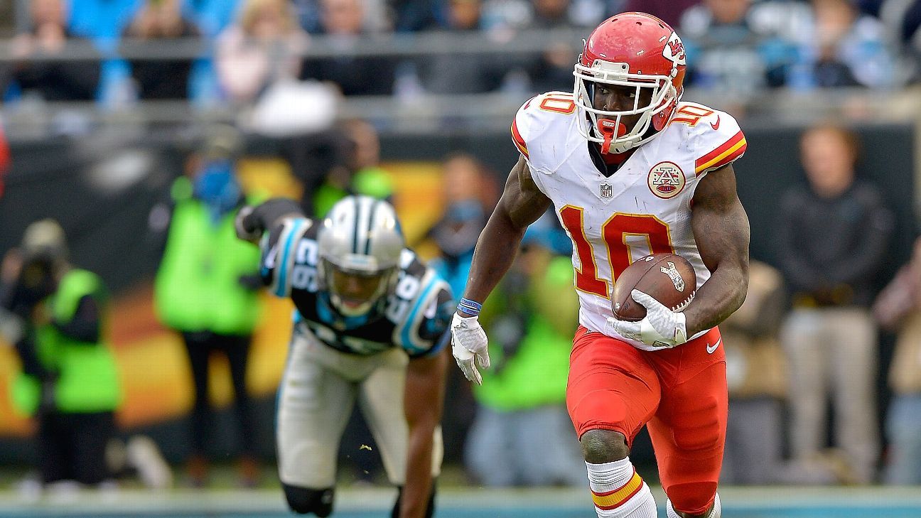 Rookie Tyreek Hill turning into Kansas City Chiefs' go-to receiver - ESPN - Kansas City Chiefs