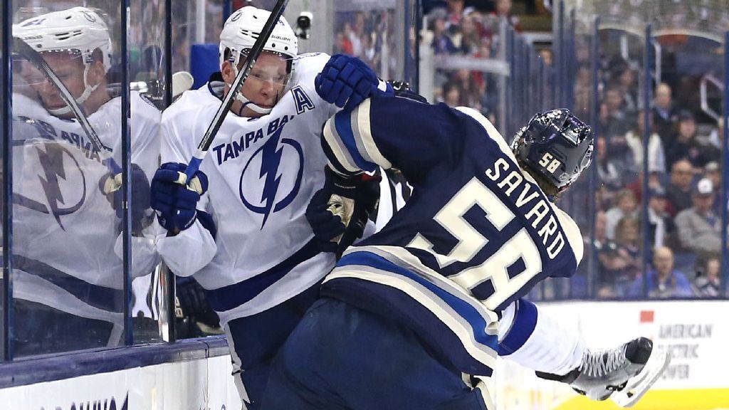 NHL Tampa Bay LightningColumbus Blue Jackets one of two sneakygood