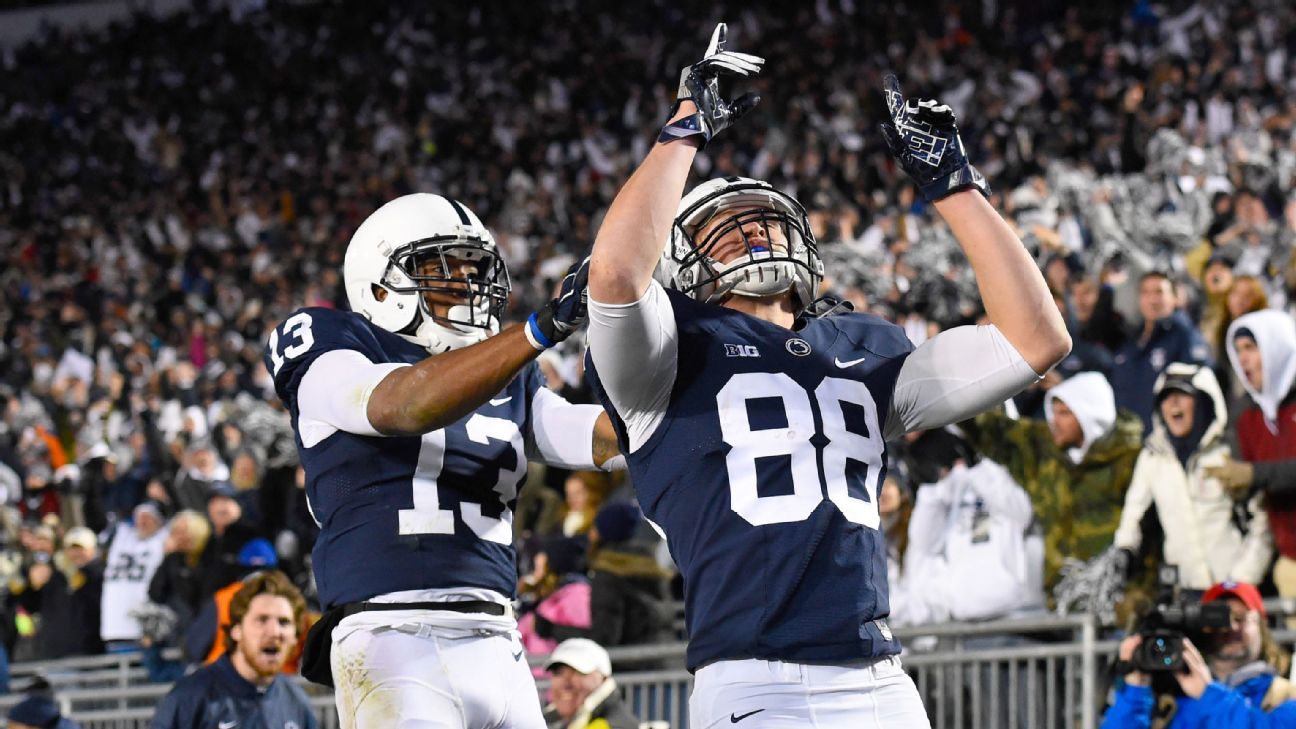 How volleyball turned Mike Gesicki into Penn State Nittany Lions'  leap-frogging matchup nightmare - ESPN