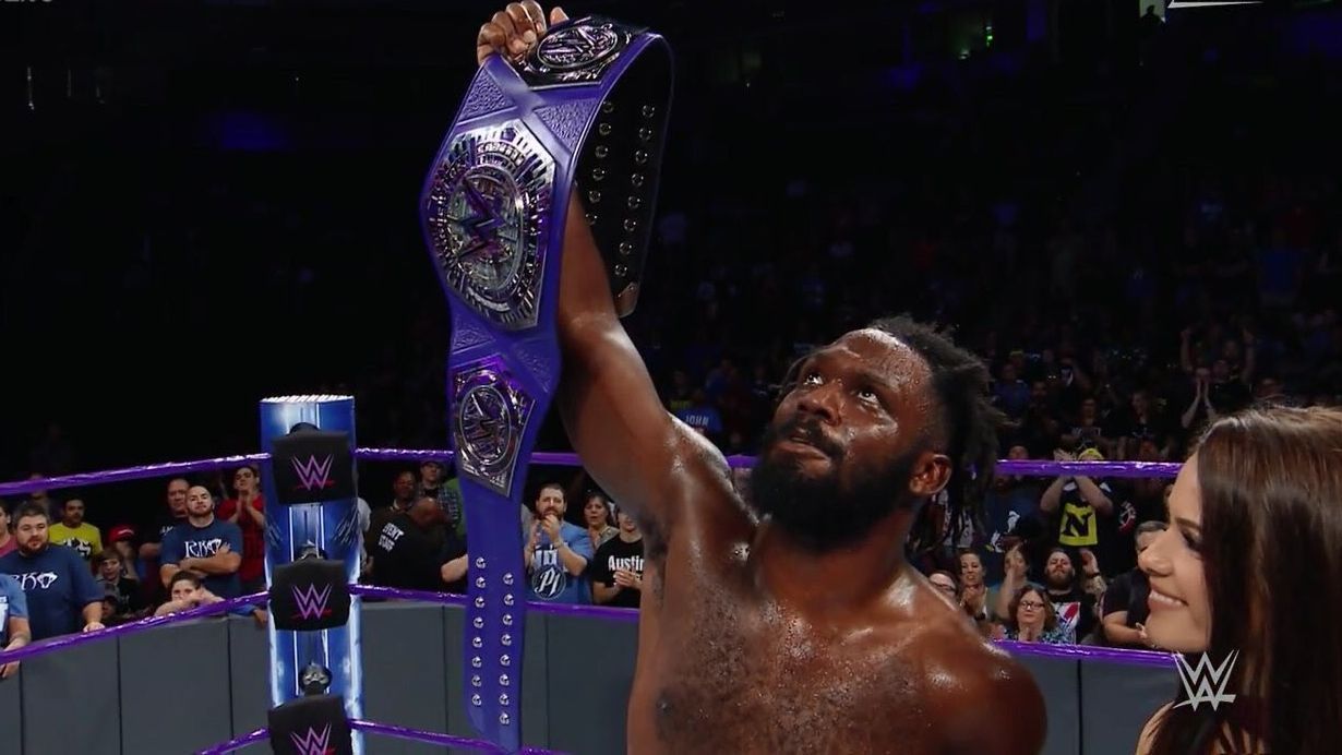 Rich Swann wins WWE cruiserweight championship on inaugural episode of ...