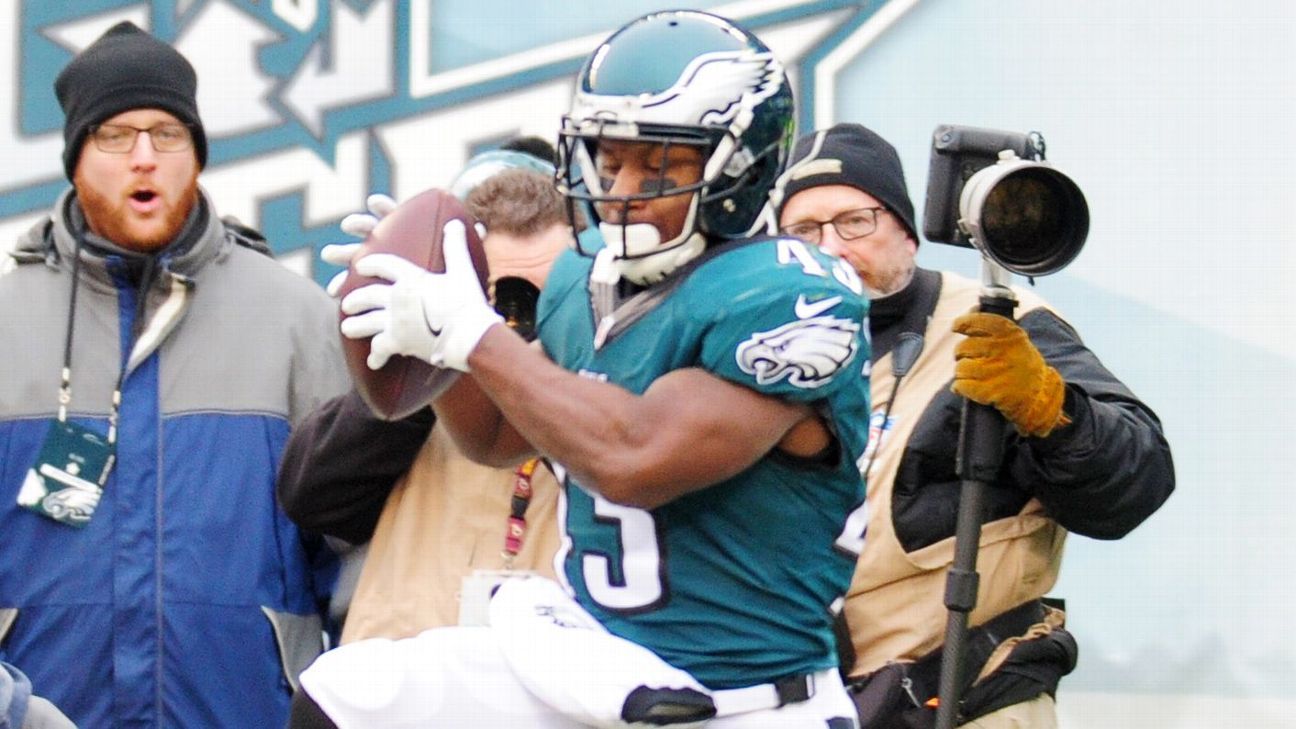 Darren Sproles injured after a dirty hit by Washington's Deshazor