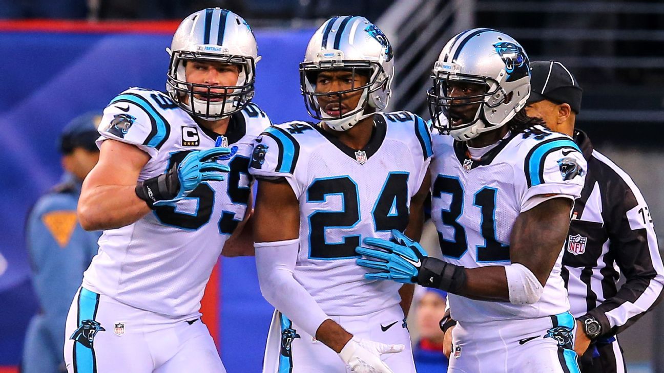 Luke Kuechly teaching Charles Tillman's 'peanut punch' to kids