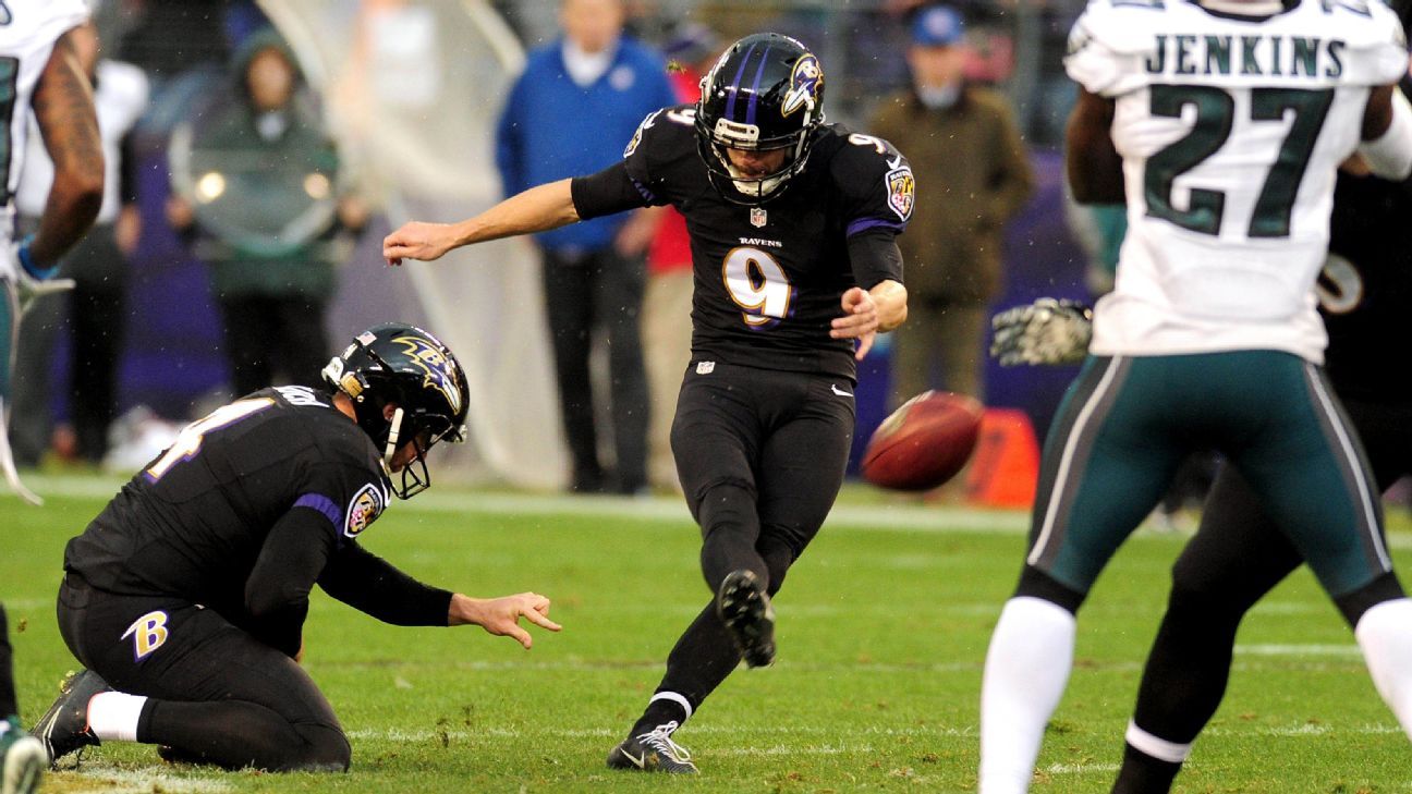 Justin Tucker takes over title of most accurate kicker in NFL history