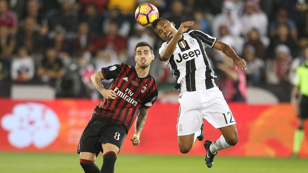 Juventus confirm Alex Sandro suffered thigh strain in Supercoppa defeat ...