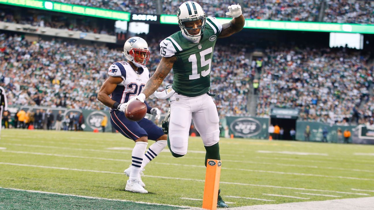 Jets' Eric Decker, Brandon Marshall set NFL record for WR duo