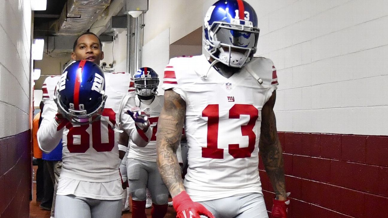 New York Giants' Odell Beckham Jr., Victor Cruz Rule Five States