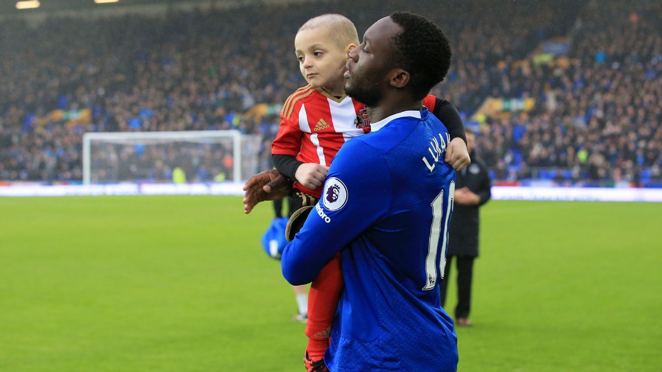 Sunderland Fan Bradley Lowery Loved Being Everton Mascot Vs Manchester City