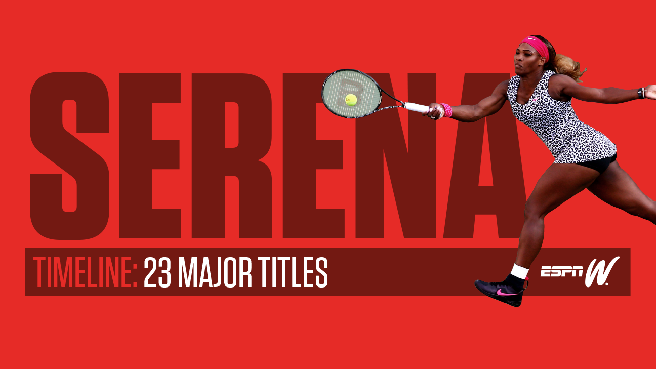 Timeline of Serena Williams' 23 Grand Slam titles ESPN