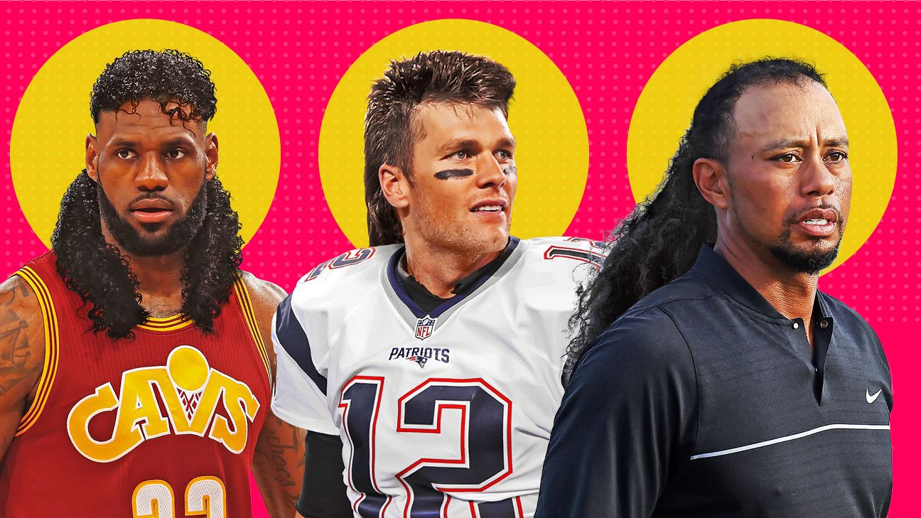 NHL - Mullet makeover - What LeBron James, Tom Brady, Russell