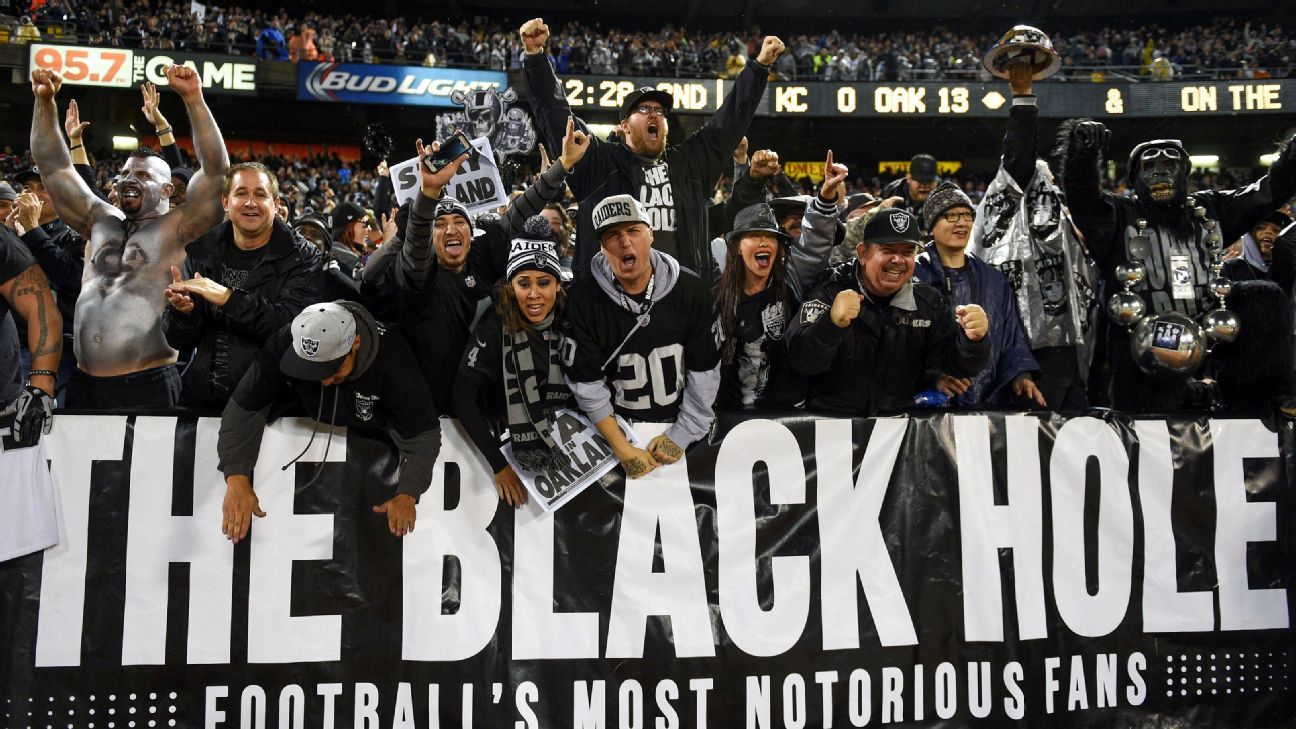 Rob Rivera, co-founder of Black Hole section of Raiders fans, dies of  COVID-19 - ESPN