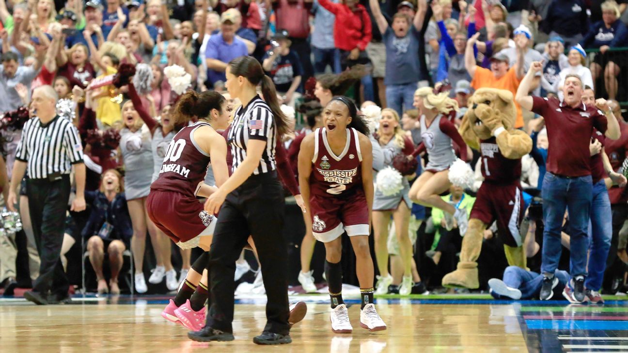 Women's Final Four - Mississippi State's Morgan William steals show