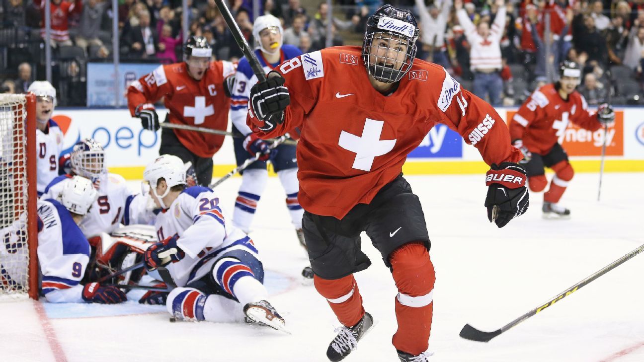 Swiss Teenager Nico Hischier Raises His Standing for N.H.L. Draft