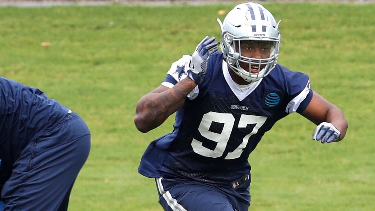 November 05, 2018:.Dallas Cowboys defensive end Taco Charlton (97