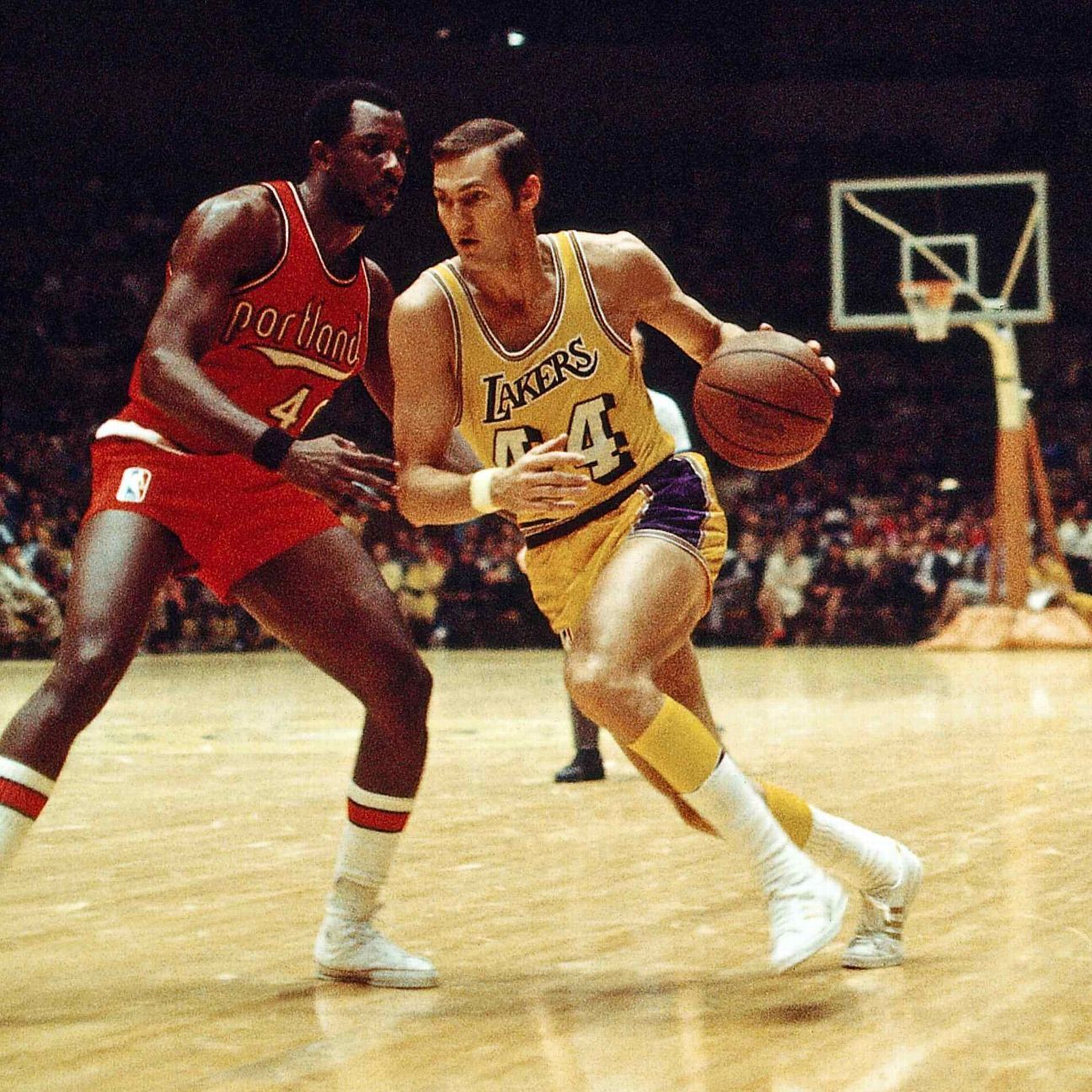 Jerry West’s legendary NBA career, by the stats