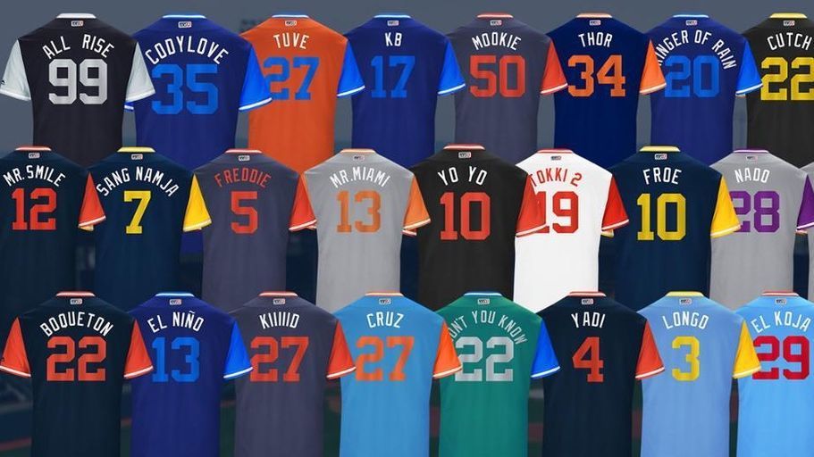 MLB unveils youthful, colorful uniforms as part of Players Weekend